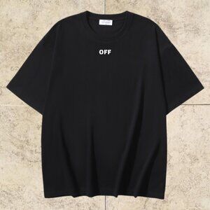 Off-White Men's T-Shirt Short Sleeve Black